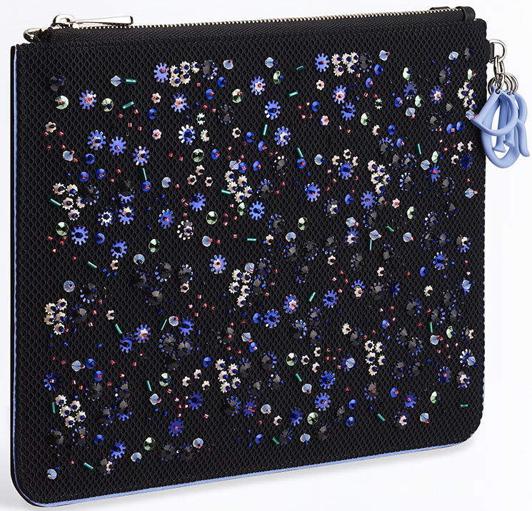 High Quality Replica Cheap Dior Flat Stardust Pouches with Chain