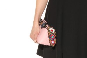 Cheap Copy Fendi Flower By The Way Bag with Croc Leather Tag