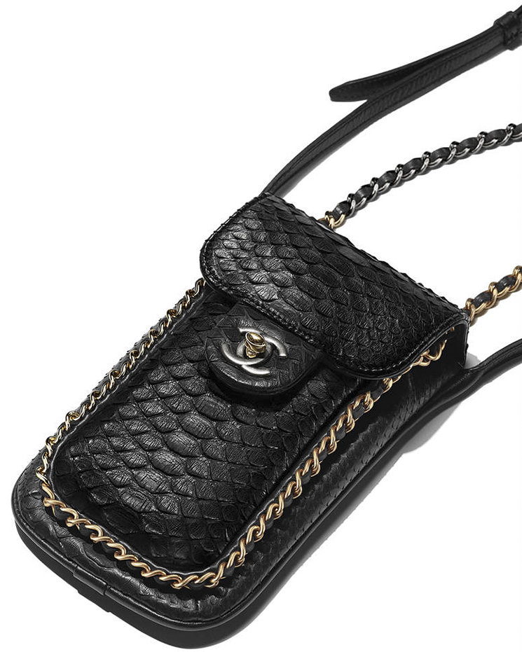 Chanel Extra Mini Python Wallet On Chain Bag